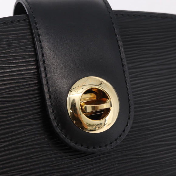 LOUIS VUITTON Epi Capucines Schoudertas Zwart M52342 LV Auth ep14847