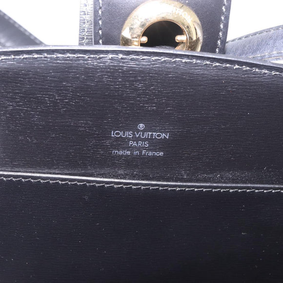 LOUIS VUITTON Epi Capucines Schoudertas Zwart M52342 LV Auth ep14847