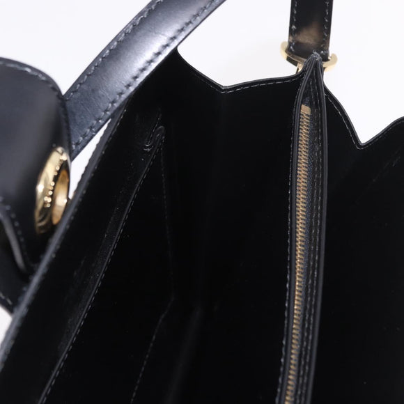 LOUIS VUITTON Epi Capucines Schoudertas Zwart M52342 LV Auth ep14847
