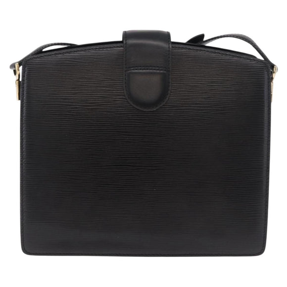 LOUIS VUITTON Epi Capucines Schoudertas Zwart M52342 LV Auth ep14847