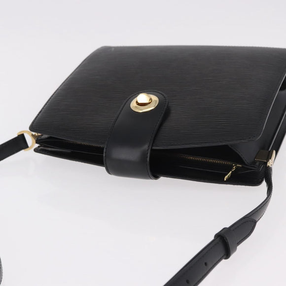 LOUIS VUITTON Epi Capucines Schoudertas Zwart M52342 LV Auth ep14847