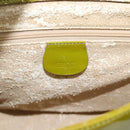 GUCCI Hand Bag Patent leather 2way Green Silver Auth ep14853-19