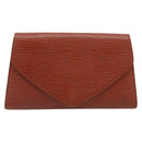 LOUIS VUITTON Epi Art Deco Clutch Bag Brown M52633 LV Auth ep14856-2