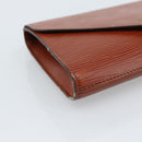 LOUIS VUITTON Epi Art Deco Clutch Bag Brown M52633 LV Auth ep14856-9