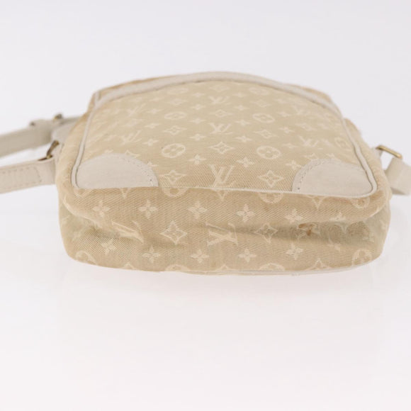 LOUIS VUITTON Monogram Mini Lin Danube Shoulder Bag Dunne M95318 LV Auth ep14858