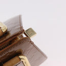 LOUIS VUITTON Monogram Vernis Mini Forsythe Hand Bag Bronze M91120 Auth ep14859-10