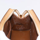 LOUIS VUITTON Monogram Vernis Mini Forsythe Hand Bag Bronze M91120 Auth ep14859-18