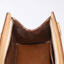 LOUIS VUITTON Monogram Vernis Mini Forsythe Hand Bag Bronze M91120 Auth ep14859-19