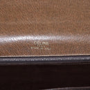 CELINE Horse Carriage Shoulder Bag Leather Brown Gold Auth ep14860-19