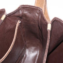 CELINE Horse Carriage Shoulder Bag Leather Brown Gold Auth ep14860-20