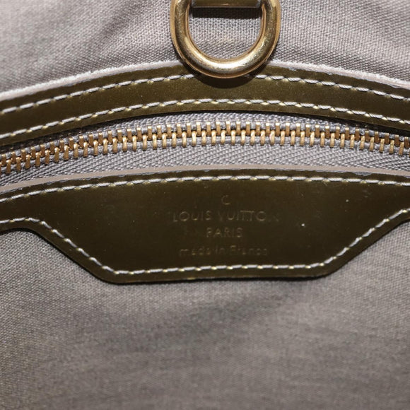 LOUIS VUITTON Monogram Vernis Wilshire GM Tote Bag Gris Art Deco LV Auth ep14862