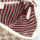 GUCCI GG Canvas Newbrit Shoulder Bag Beige Gold 169998 Auth ep14864-19
