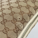 GUCCI GG Canvas Newbrit Shoulder Bag Beige Gold 169998 Auth ep14864-7