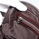 FENDI Zucca Canvas Shoulder Bag Black Brown Auth ep14866A-22