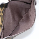 FENDI Zucca Canvas Shoulder Bag Black Brown Auth ep14866A-24