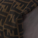 FENDI Zucca Canvas Tote Bag Black Brown gold Auth ep14867-12