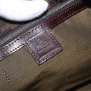 FENDI Zucca Canvas Tote Bag Black Brown gold Auth ep14867-14