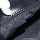 GUCCI GG Canvas Tote Bag Black Silver 31244 Auth ep14868-10
