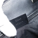 GUCCI GG Canvas Tote Bag Black Silver 31244 Auth ep14868-12
