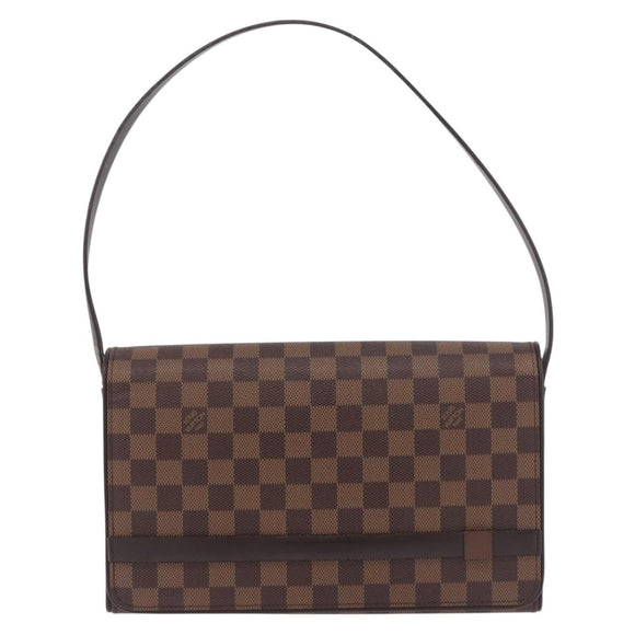 LOUIS VUITTON Damier Ebene Tribeca Ron Shoulder Bag N51160 LV Auth ep14870V