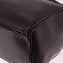 FENDI Shoulder Bag Leather Brown Gold Auth ep14874-17
