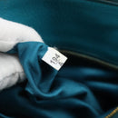 Miu Miu Hand Bag Leather 2way Blue Gold Auth ep14875A-26