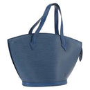 LOUIS VUITTON Epi Saint Jacques Shoulder Bag Blue M52275 LV Auth ep14878-1