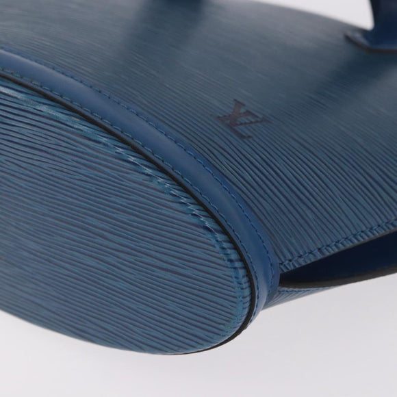 LOUIS VUITTON Epi Saint Jacques Shoulder Bag Blue M52275 LV Auth ep14878