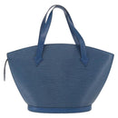 LOUIS VUITTON Epi Saint Jacques Shoulder Bag Blue M52275 LV Auth ep14878-3