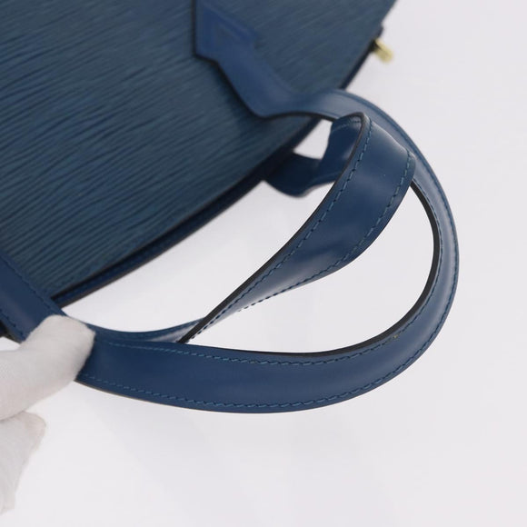 LOUIS VUITTON Epi Saint Jacques Shoulder Bag Blue M52275 LV Auth ep14878