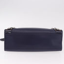 BALENCIAGA The Giant City Bag Leather Outlet 2way Navy 281770 Auth ep14879SAM-5