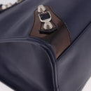 BALENCIAGA The Giant City Bag Leather Outlet 2way Navy 281770 Auth ep14879SAM-9