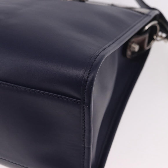 BALENCIAGA The Giant City Bag Leather Outlet 2way Navy 281770 Auth ep14879SAM