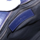 BALENCIAGA The Giant City Bag Leather Outlet 2way Navy 281770 Auth ep14879SAM-19
