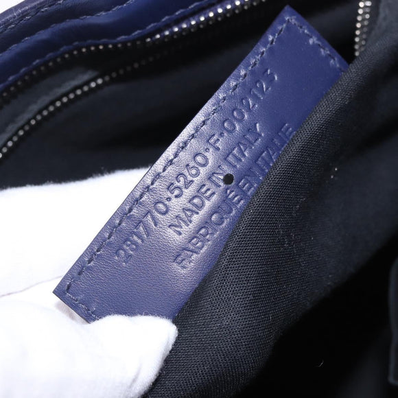 BALENCIAGA The Giant City Bag Leder Outlet 2way Navy 281770 Auth ep14879SAM