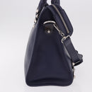 BALENCIAGA The Giant City Bag Leather Outlet 2way Navy 281770 Auth ep14879SAM-4