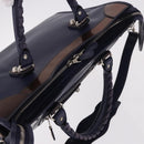 BALENCIAGA The Giant City Bag Leather Outlet 2way Navy 281770 Auth ep14879SAM-6
