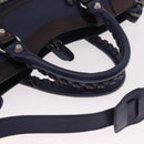 BALENCIAGA The Giant City Bag Leather Outlet 2way Navy 281770 Auth ep14879SAM-7