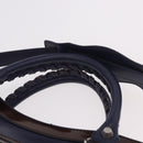 BALENCIAGA The Giant City Bag Leather Outlet 2way Navy 281770 Auth ep14879SAM-14