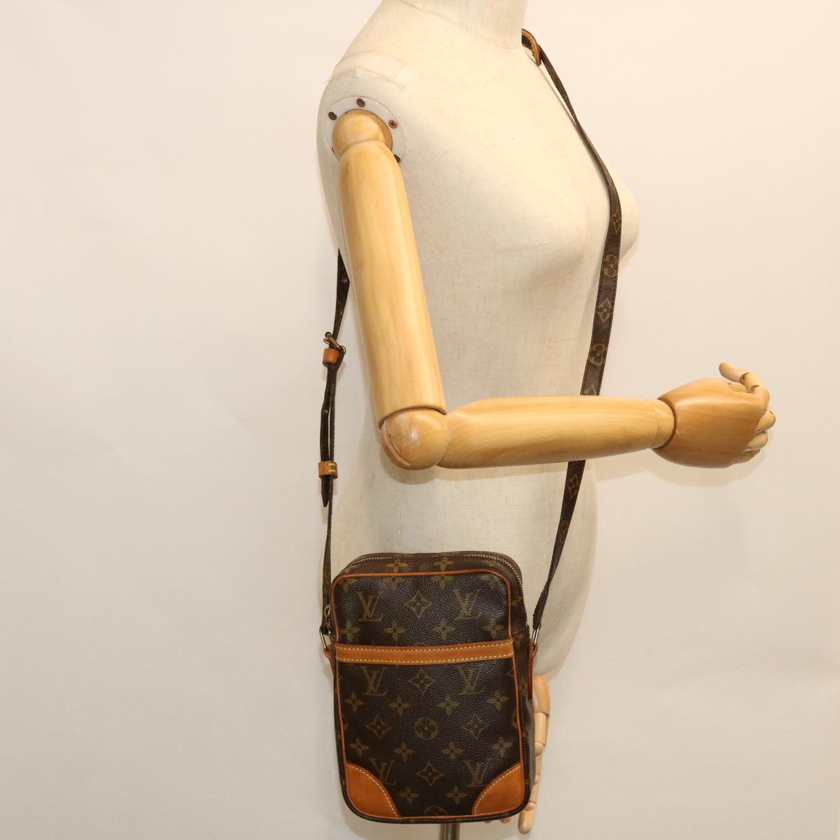 LOUIS VUITTON Monogram Danube Shoulder Bag M45266 LV Auth ep1488