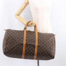 LOUIS VUITTON Monogram Keepall 55 Boston Bag M41424 LV Auth ep14882-21