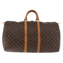 LOUIS VUITTON Monogram Keepall 55 Boston Bag M41424 LV Auth ep14882-13