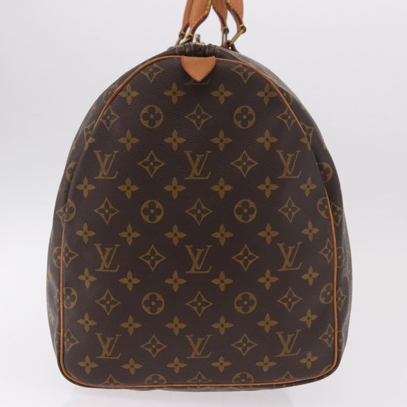 LOUIS VUITTON Monogram Keepall 55 Boston Bag M41424 LV Auth ep14882