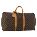 LOUIS VUITTON Monogram Keepall 60 Boston Bag M41422 LV Auth ep14883V-1