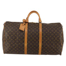 LOUIS VUITTON Monogram Keepall 60 Boston Bag M41422 LV Auth ep14883V-13