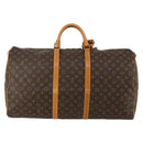LOUIS VUITTON Monogram Keepall 60 Boston Bag M41422 LV Auth ep14883V-2