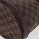LOUIS VUITTON Damier Ebene Marais Shoulder Bag N42240 LV Auth ep14884V-14
