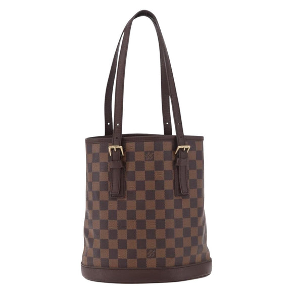 LOUIS VUITTON Damier Ebene Marais Shoulder Bag N42240 LV Auth ep14884V