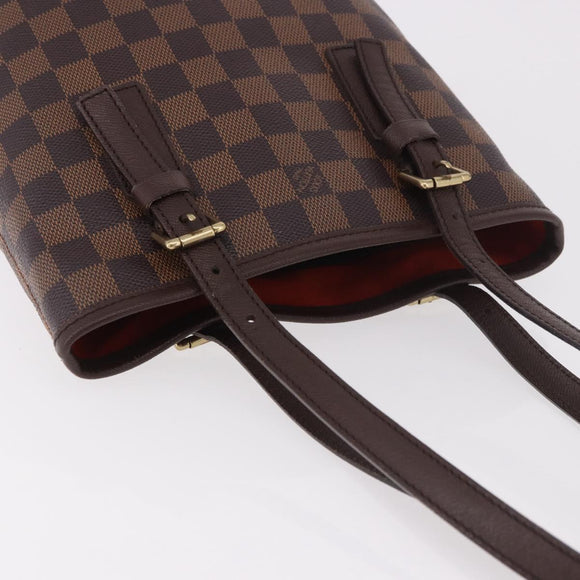 LOUIS VUITTON Damier Ebene Marais Shoulder Bag N42240 LV Auth ep14884V