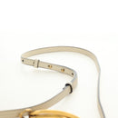 Chloe Nile Hand Bag Leather 2way Ivory Gold Auth ep14885V-15